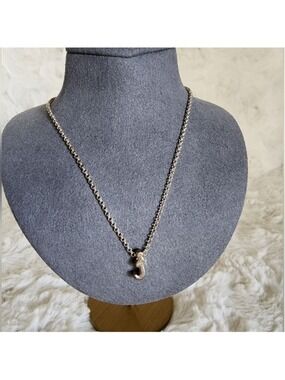 NWOT Silver Letter J Initial Necklace